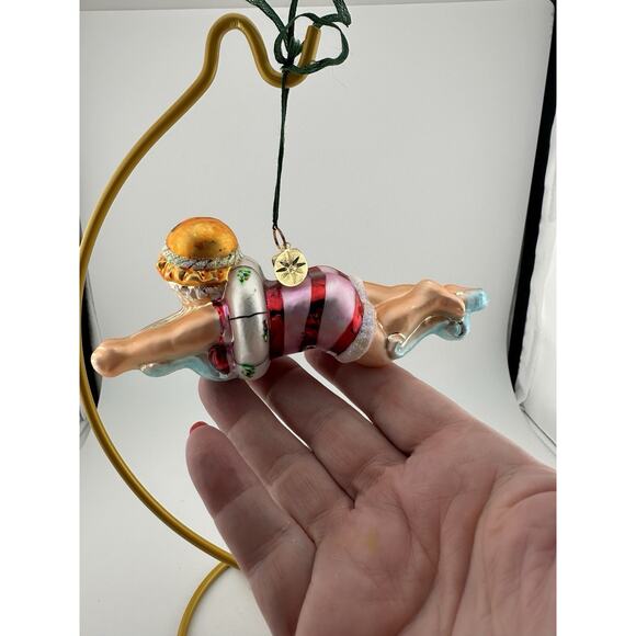 Christopher Radko "Bathing Beauty" Hand Blown Glass Ornament RARE 5.5" 2000 - Picture 5 of 9